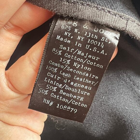 Rag & Bone Unisex Navy Hooded Utility Jacket Size M - Picture 11 of 12